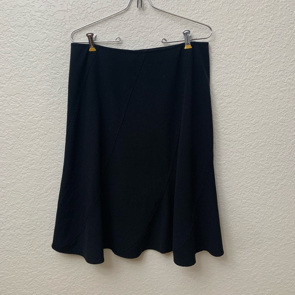 Black a-line skirt